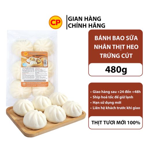 bánh bao thịt trứng