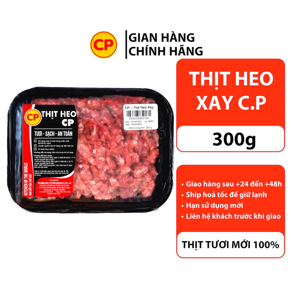 thịt lợn xay